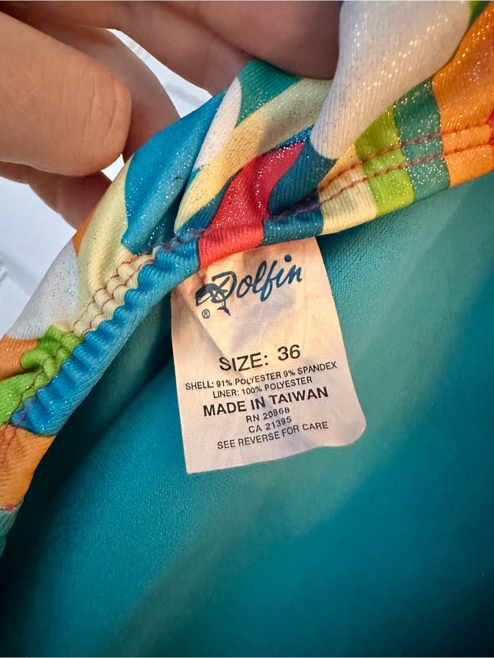 Dolfin One Piece Swimsuit - Picture 5 of 5